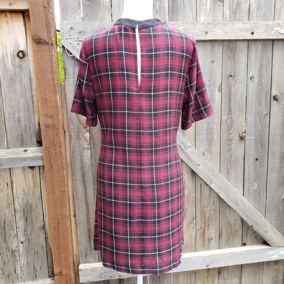 🔽NWT BCBGeneration Plaid Front Tie Dress - Picture 5 of 5